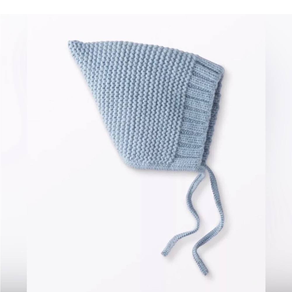NWOT Hanna Andersson Baby Alpaca Knot Beanie North Air Blue